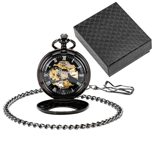 Relojes de bolsillo mecánicos con diseño elegante y construcción duradera 7