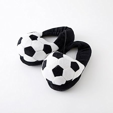 Amazon サッカー グラシアス サッカーボール型 スリッパ 白黒 赤ちゃん用 おもちゃ おもちゃ