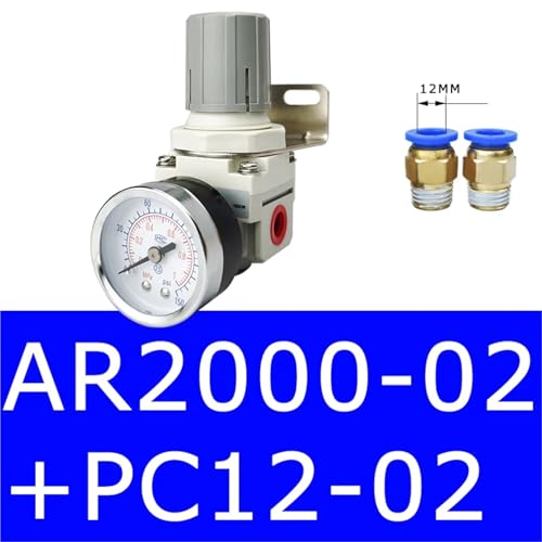 Compresor de aire con regulador de presión AR2000-02 PC12-02 de alta precisión mecánica 3