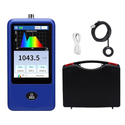 Medidor de iluminancia espectral para controlar la temperatura de color y renderizado de luz