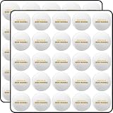 Directed by Mike Farrell Yellow Text Movie Film Director Credit Style Gift 1 Inch 50-Pack Waterproof Vinyl Decals