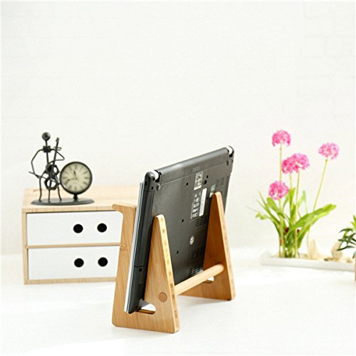 EsportsMJJ Multifunzionale in Legno per Desktop Stand Staccabile Supporto per MacBook Laptop Tablet Phone Keyboard