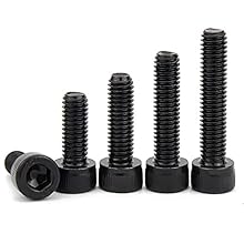 Hex Socket Cap Head Screws Set. Material: High Quality Alloy Steel Easy to Install: With the hexagonal groove, it is not easy to slide, it is easier to install and saves time. Suitable for machinery and industrial fasteners.Also fit for many woodwork...