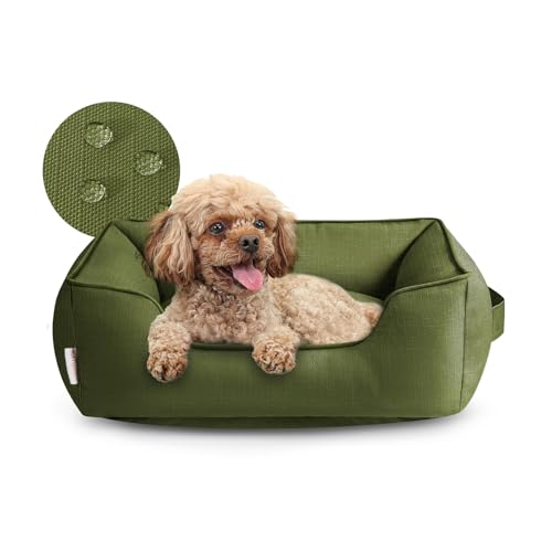 Miguel Cama exterior impermeável para gatos com lateral, Ripstop Oxford durável para cães pequenos,