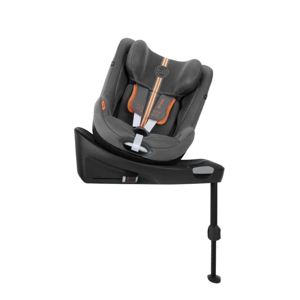 CYBEX Gold Seggiolino Auto Sirona Gi i-Size Plus con Base Integrata, Per Bambini da circa 3 Mesi a 4 Anni, Max. 20 kg, 61 - 105 cm, Lava Grey