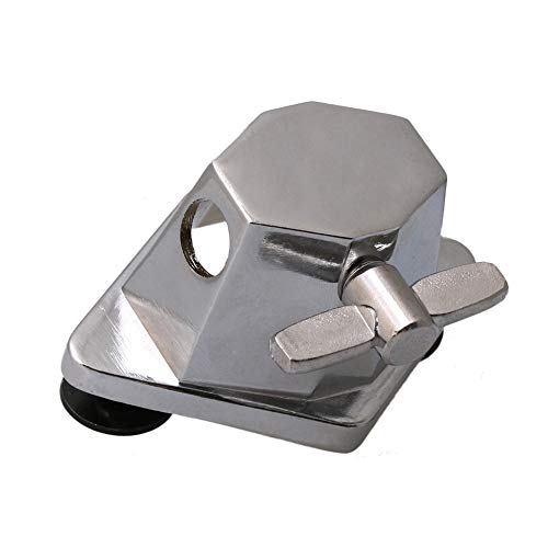 Lovermusic 2 Pieces Silver Floor Tom Leg Bracket Mount Replacement For Tom Drum Set Replacement #TOP2