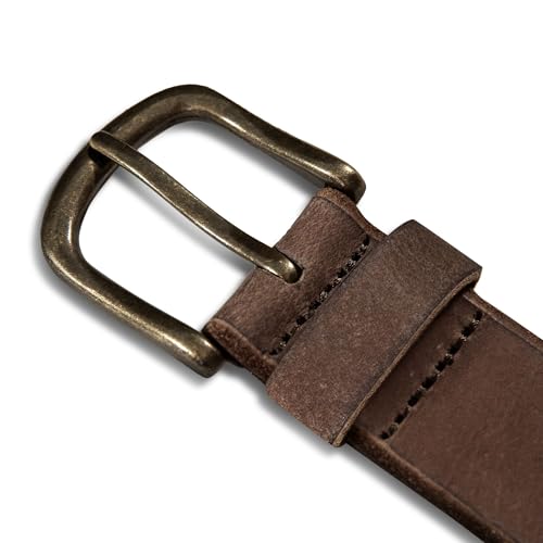Image of Lucky Brand Men's Jeans Leather Belt| Classic| Casual| Dress| Everyday| American Heritage| Genuine Leather| Metal Buckle