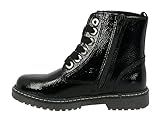 TOM TAILOR Mädchen 2171001 Halblange Stiefel, Schwarz, 39 EU