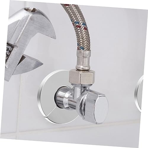 Couvercle mural inoxydable flange pour masquer trou de drain et valve - 5