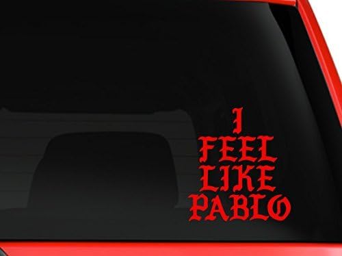 YourChoiceDecals I Feel Like Pablo Logo car truck SUV laptop macbook mac air trackpad toolbox wall window decal sticker approx...