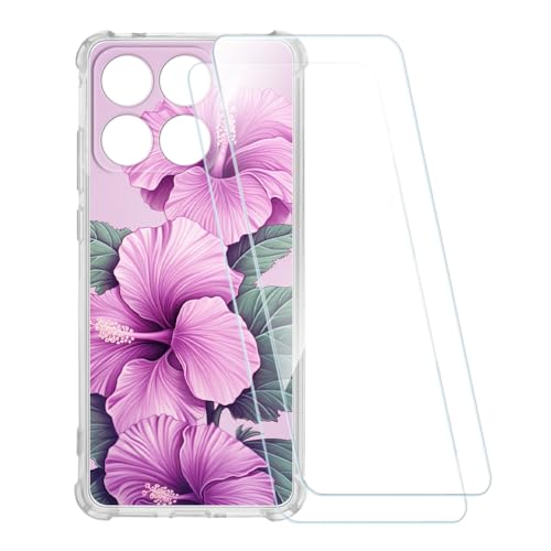 ESACMOT �v�����g�P�[�X + 2�������K���X�t�B���� Motorola Edge 70 Fusion 5200 mAh XT2605-1 �Ƃ̌݊�������, �Ռ��z���\�t�g�J�o�[ HD�N���A (�� 4)