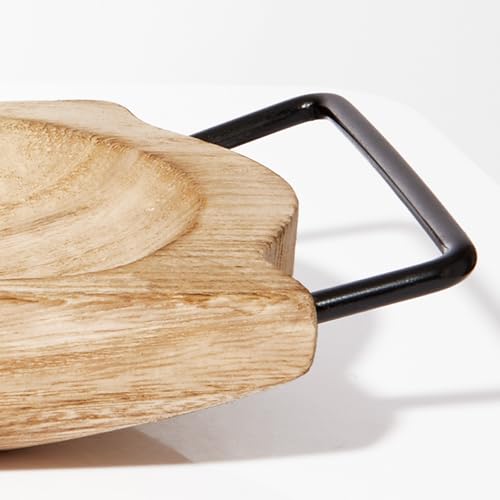 Plateau rectangulaire rustique bois pour table basse et salon - 7