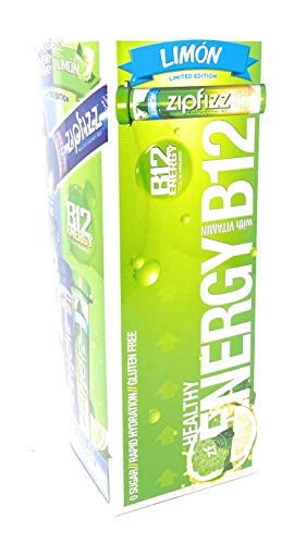 Zipfizz Healthy Energy Drink Mix, Hydration with B12 and Multi Vitamins,Split Box Blueberry Raspberry & Limon Limited Edition 30 Tubes (330 g),0.38 Ounce (Pack of 30)