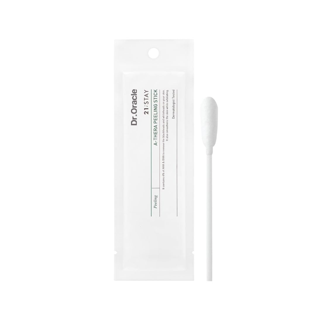 21 Stay A-Thera Peeling Stick Face Peels for Sensitive Skin - Exfoliator for Blackheads, Enlarged Pores, Wrinkles, Fine Lines (1Pack of 10EA) Dermatologist Tested