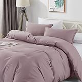 ALAZURIA Duvet Cover Queen, Soft Microfiber Queen Size Duvet Cover Set (3 Piece) Breathable, Zipper