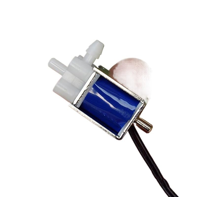 JQF1418130 DC 5V-6V 2-Position 3-Way Small Mini Electric Solenoid Valve Micro Air Flow Control Valve DIY Blood Pressure Monitor