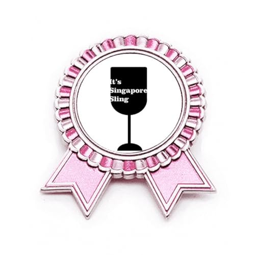 Broche rose Outline Of Singapour pour sublimer vos cérémonies de remise de prix