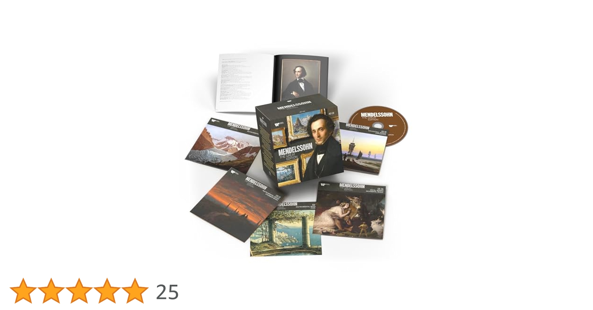 メンデルスゾーン Amazon.co.jp: Mendelssohn – The Great Edition (40CD
