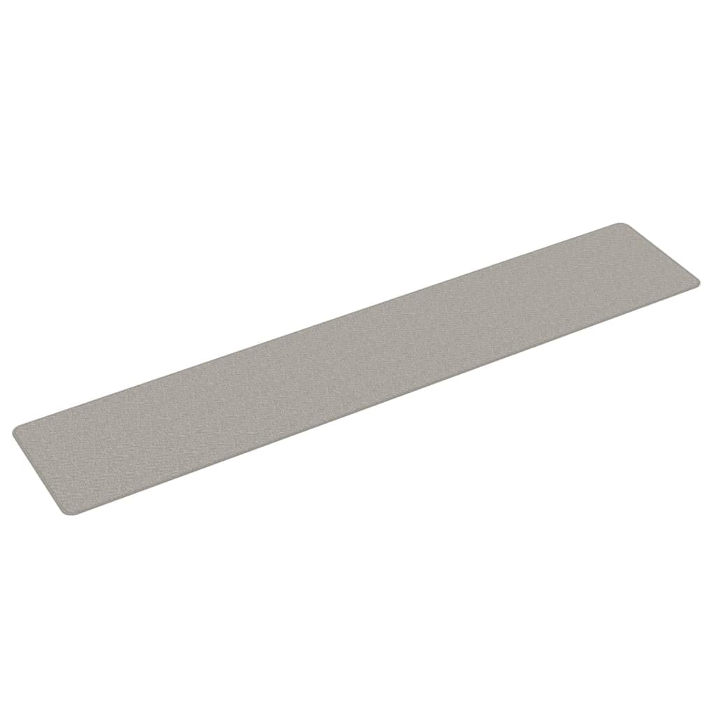 Tapis de couloir aspect sisal Platina 50x250 cm de passage et lavable