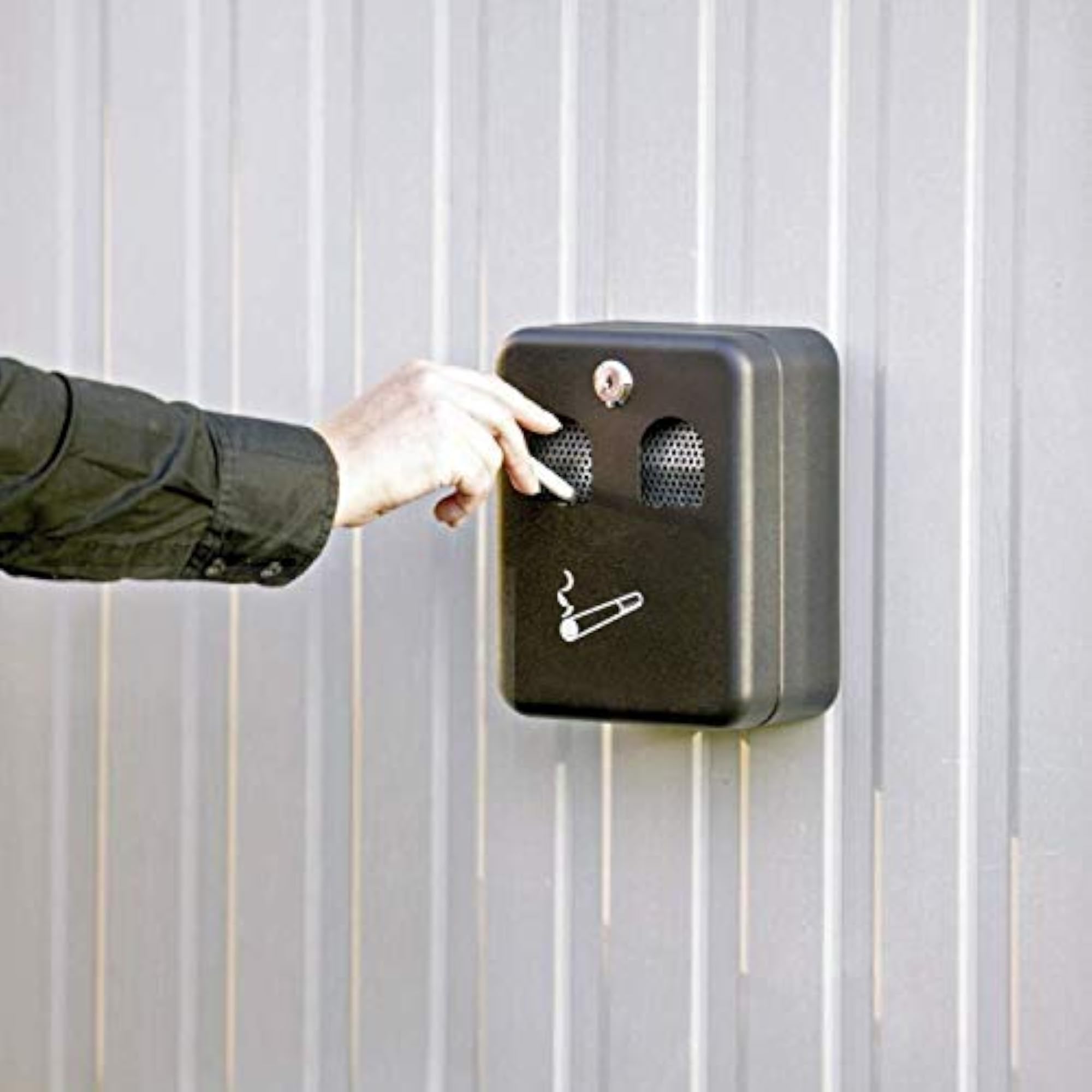 Wall Mounted Lockable Cigarette Ashtray