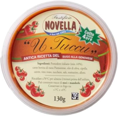 Pastificio Novella, Sugo di pomodoro e carne, 130 g