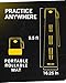 SKLZ ACCELERATOR PRO - Indoor Golf Putting Mat with Auto-Ball Return & Behind-the-Hole Ball Collector - Putter Alignment Guides at 3, 5 & 7 Feet - Rubber-Backed Mat Provides Multi-Surface Stability