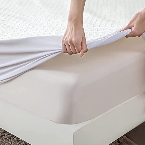 Cooler Bamboo Split California King Mattress Protector For Adjustable Beds Waterproof 2 Cali Twin Xl 36X84 Soft Quiet Fitted Matress Cover Pad #TOP1