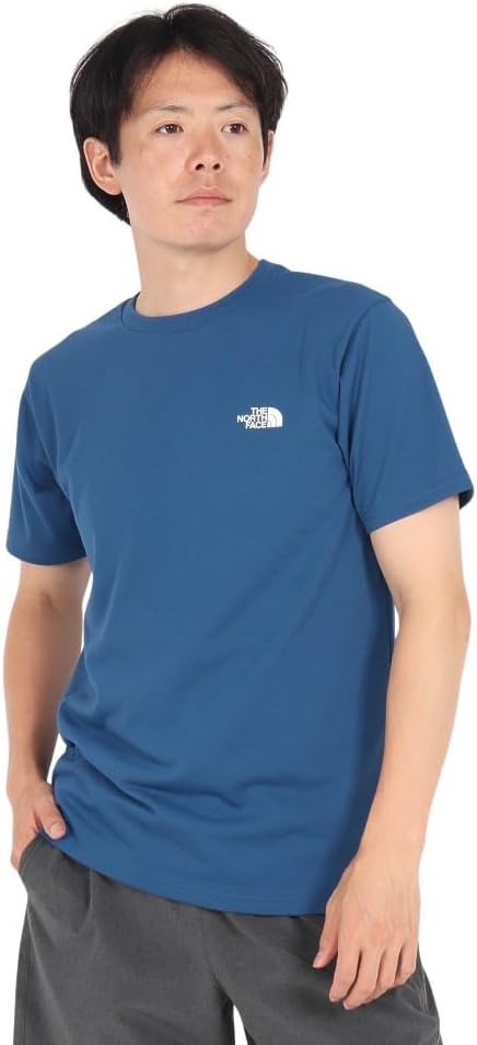 Tシャツ・カットソー THE NORTH FACE TNF Korean Short Sleeve T-Shirt 4LIGHT BLUE N The North Face Performance Graphic Men's T-Shirt Blue