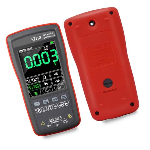 4000 Conteggi Multimetro 24x32 Thermal Imager Ricaricabile Termocamera Tensioni Resistenza Diodo Test Meter