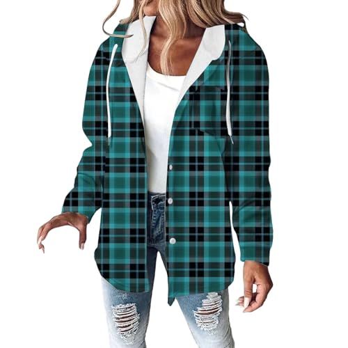 Chemise de flanelle à carreaux femme manches longues aux finitions premium