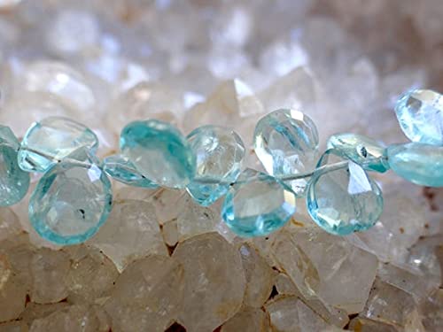 Perles briolettes en apatite bleue LKBEADS pour créer vos bijoux d'été