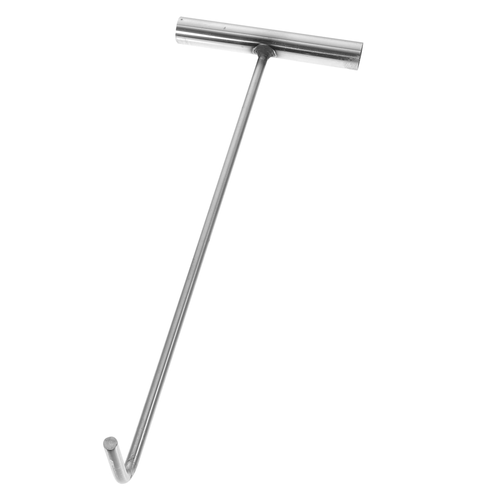 FELTECHELECTR Stainless Steel t Shape Lifting Hook Manhole Cover Tool Heavy Duty Hook Roller Shutter Door Lifter