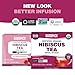 HANDPICK, Organic Hibiscus Tea Bags (100 Tea Bags) | Caffeine-Free, 100% Natural Pure Indian Hibiscus Flowers