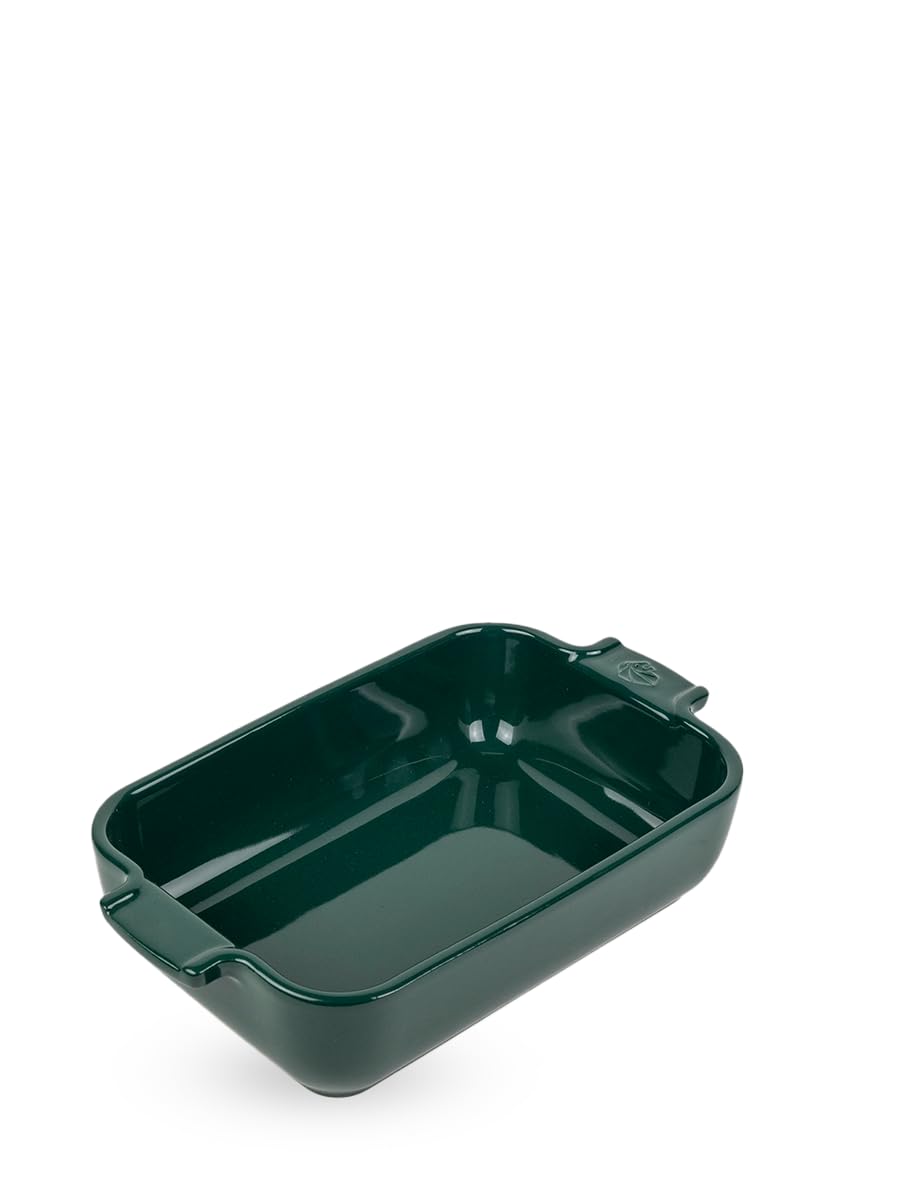 Appolia Plat four rectangulaire 22 cm vert forêt