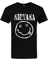 Algopix Similar Product 3 - Nirvana Official Smiley Logo Mens