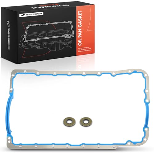 A-Premium V6 4.0L Engine Oil Pan Gasket Set, Compatible with Ford Explorer 1994-2010, Mustang, Explorer Sport Trac, Aerostar, Ranger & Land Rover LR3 & Mazda B4000, Navajo & Mercury Mountaineer