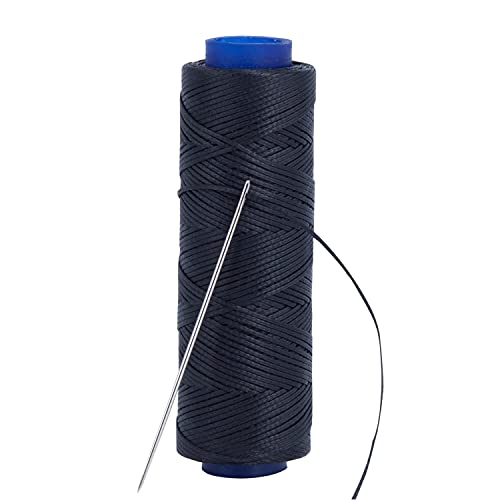 Shelver Waxed Thread for Leather & Upholstery, Black