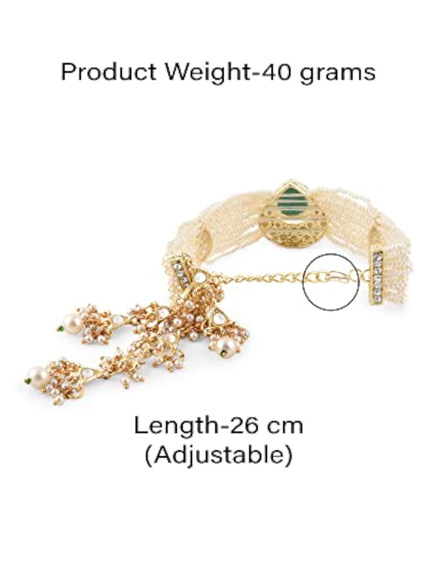 Ethnic Kundan Bracelet for Women