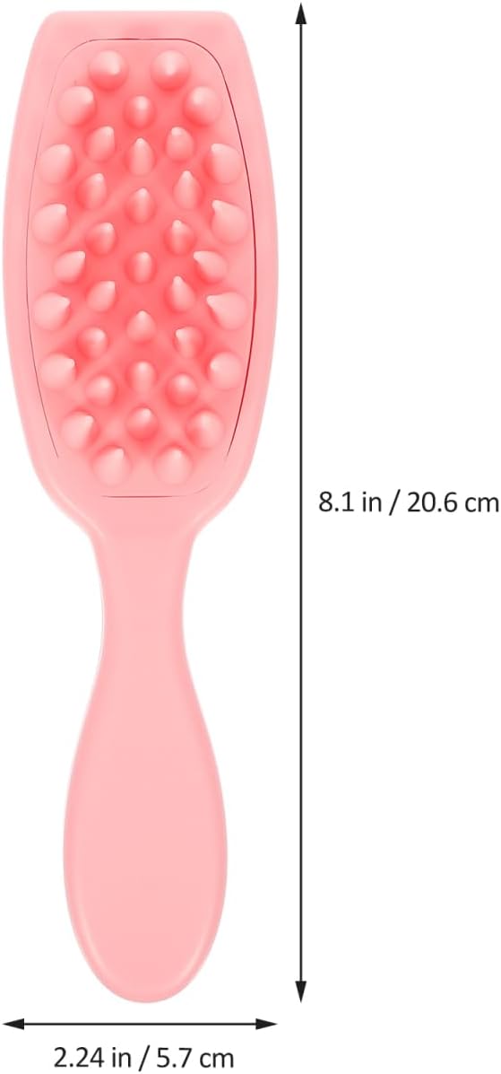Scalp Massager Shampoo Brush with Handle Dandruff Comb Hair Scrubber for Washing Hair Scalp Scrubber for Deep Cleaning Massage 8.11 X 2.24 X 0.82 in Plastic