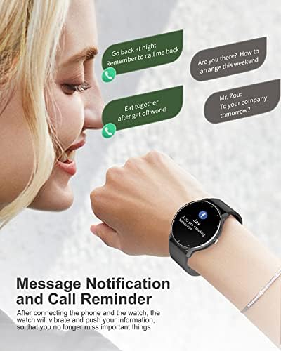 Smart Watches for Mens,2022 Newest Bluetooth Smartwatch Fitness Tracker with Text/Heart Rate/Blood Oxygen/Sleep Monitor,IP67 Waterproof Pedometer Sports Watch for Android Phones and iPhone