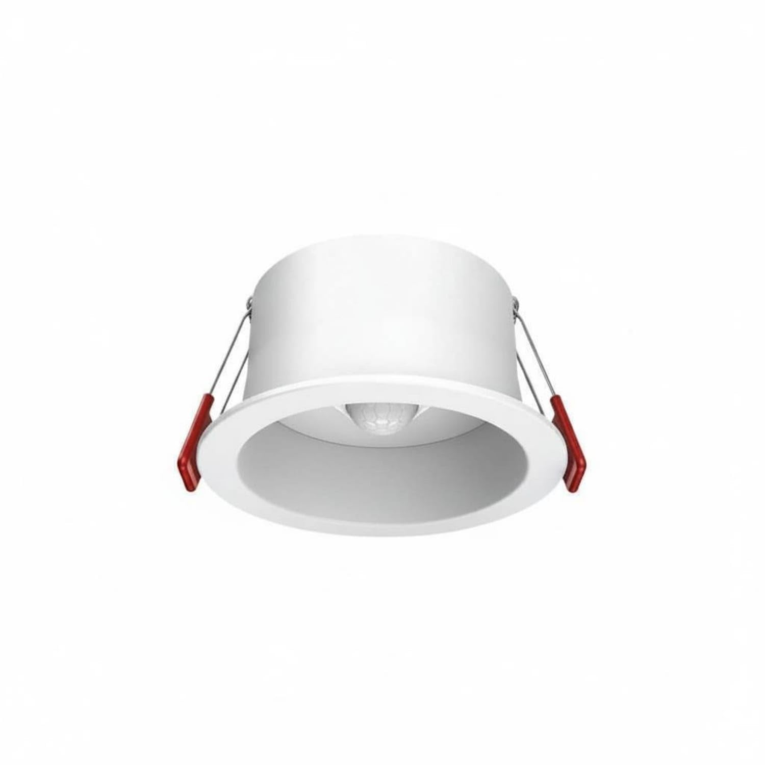 6W Motion Sensor Downlight White Trim Motion Sensor Recessed Light Clip Clips Anti-Glare Downlight Energy Saving, White, Human Sensor-White-image-21