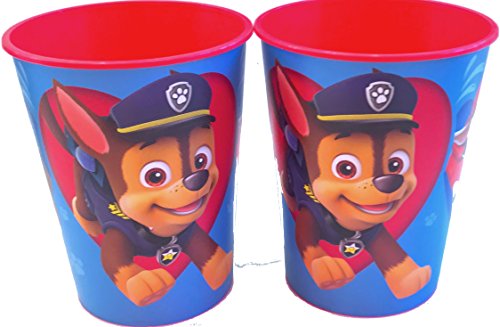 New Paw Patrol Children's Drink Cups Party Favor Cups Pack Of 2 (Chase) #TOP5