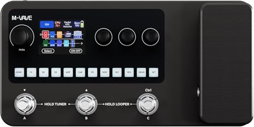 M-VAVE MK-20 Guitar Multi Effects Processor with 320+ Effects, 12...