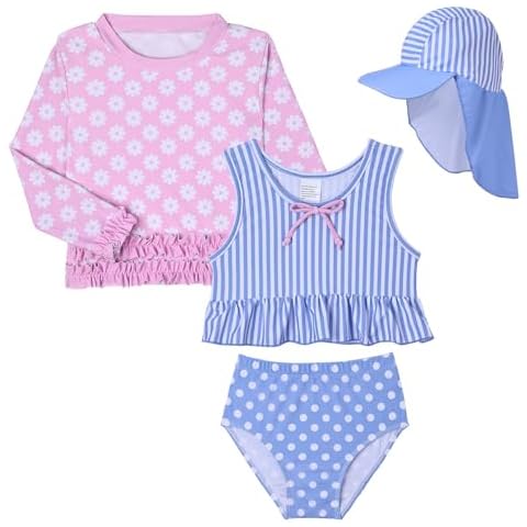 Lilian & Gema 4-Piece Toddler Swimsuit Set Cover