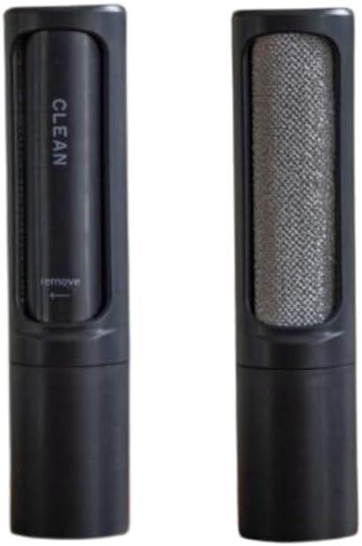 Cepillo de pelusa de viaje - Eliminación de pelusa sin esfuerzo sobre la marcha (negro)