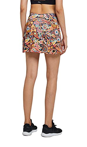 Saia feminina plissada de golfe com bolsos para shorts e corrida, tênis, treino, saias da Cityoung,