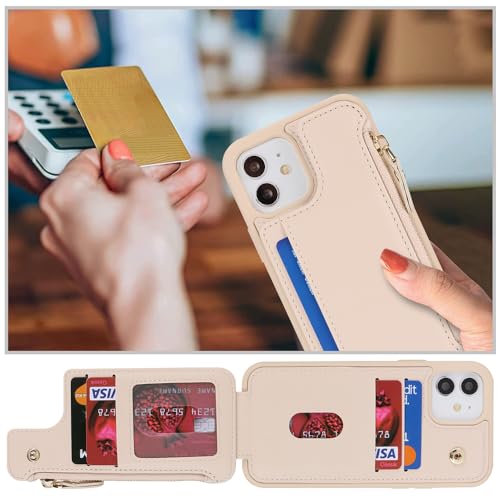 Étui portefeuille pour iPhone 12 zippé pour ne plus perdre vos cartes - 4