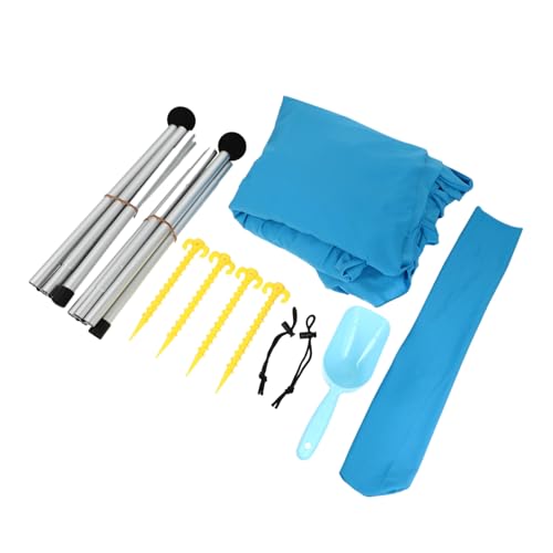 POPETPOP Sonnenschutz Zelt Für Außenbereich Praktische Multifunktionale Strandmatte Schutzdach Für Camping Angeln Und Freiluftveranstaltungen Blau
