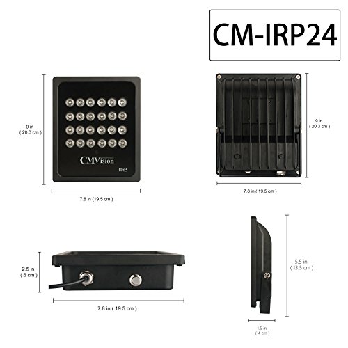 Cmvision Irp24-850Nm Wideangle 24Pc High Power Led Ir Array Illuminator #TOP6