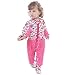 BéBé Mop Barboteuse Bambin Tenue Combinaison Footie Rampante pour Enfant Garçons Filles Balai Crawl Polis les Sols Vadrouille De Nettoyage 6-9 Mois